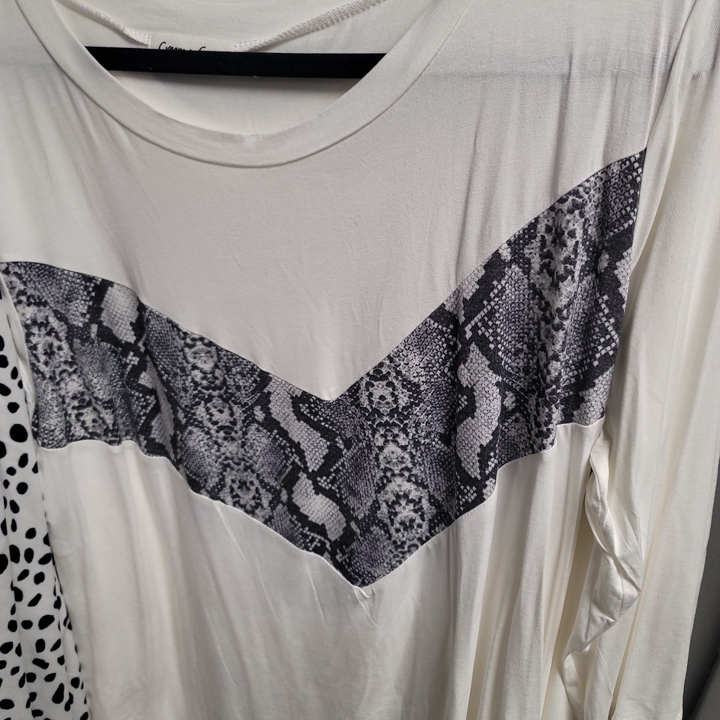 Ivory snakeskin