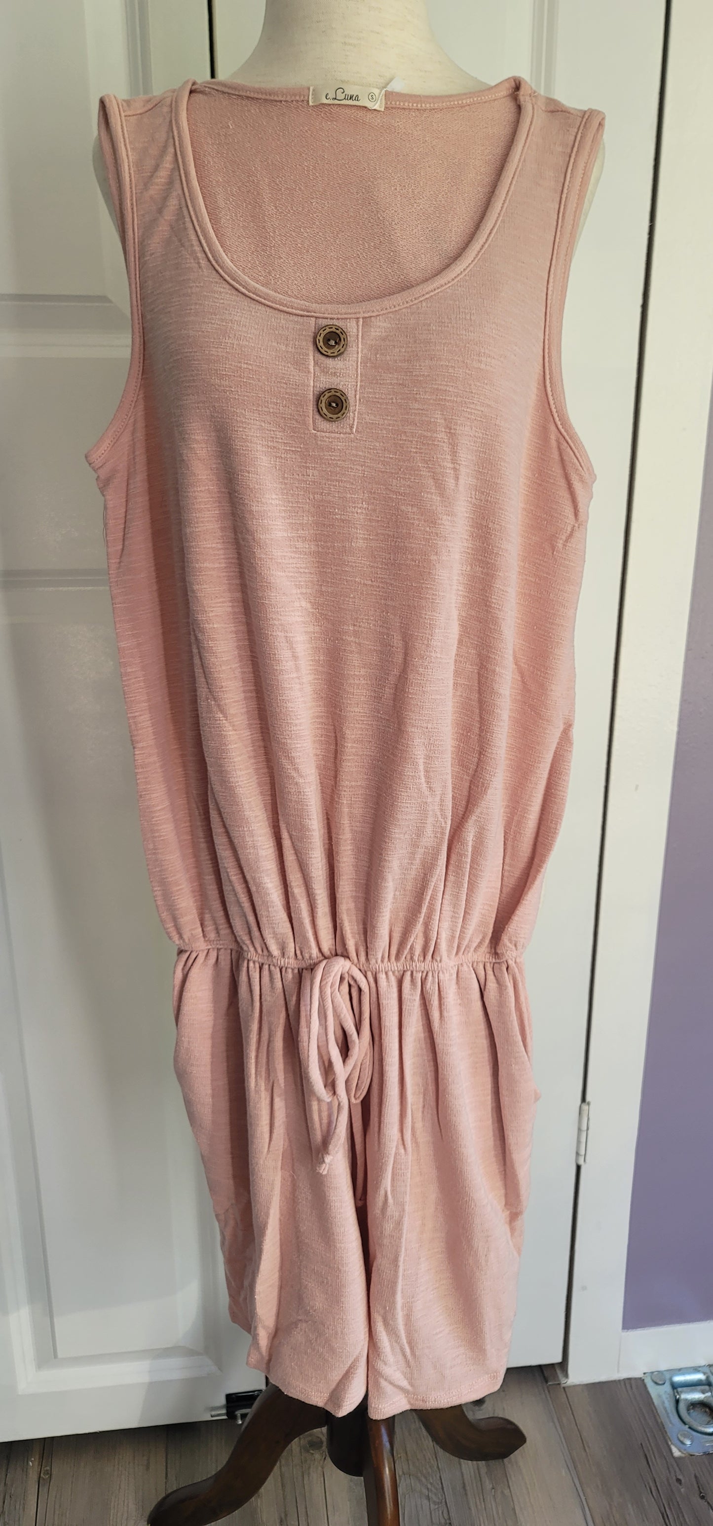 Peach romper