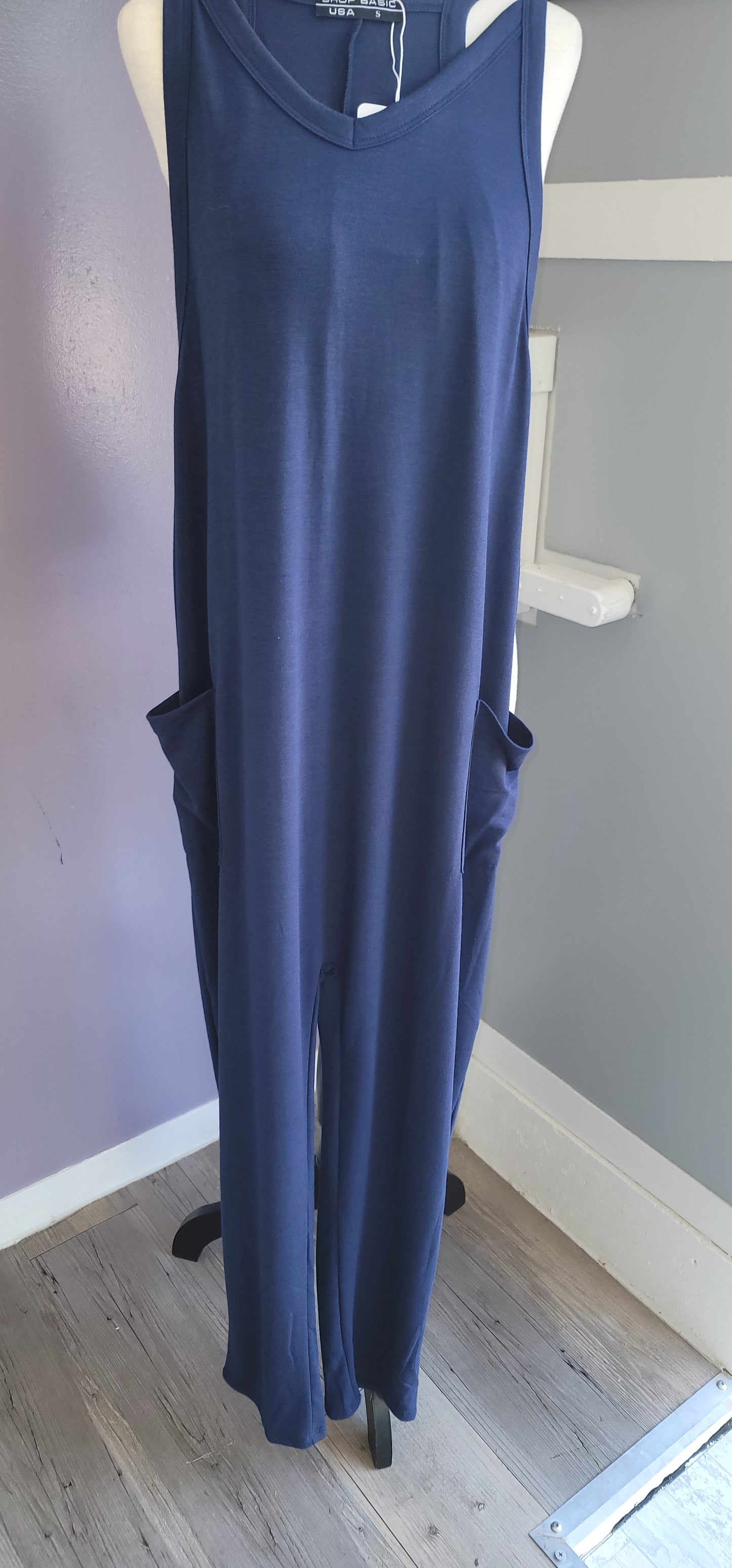 Navy jumpsuit