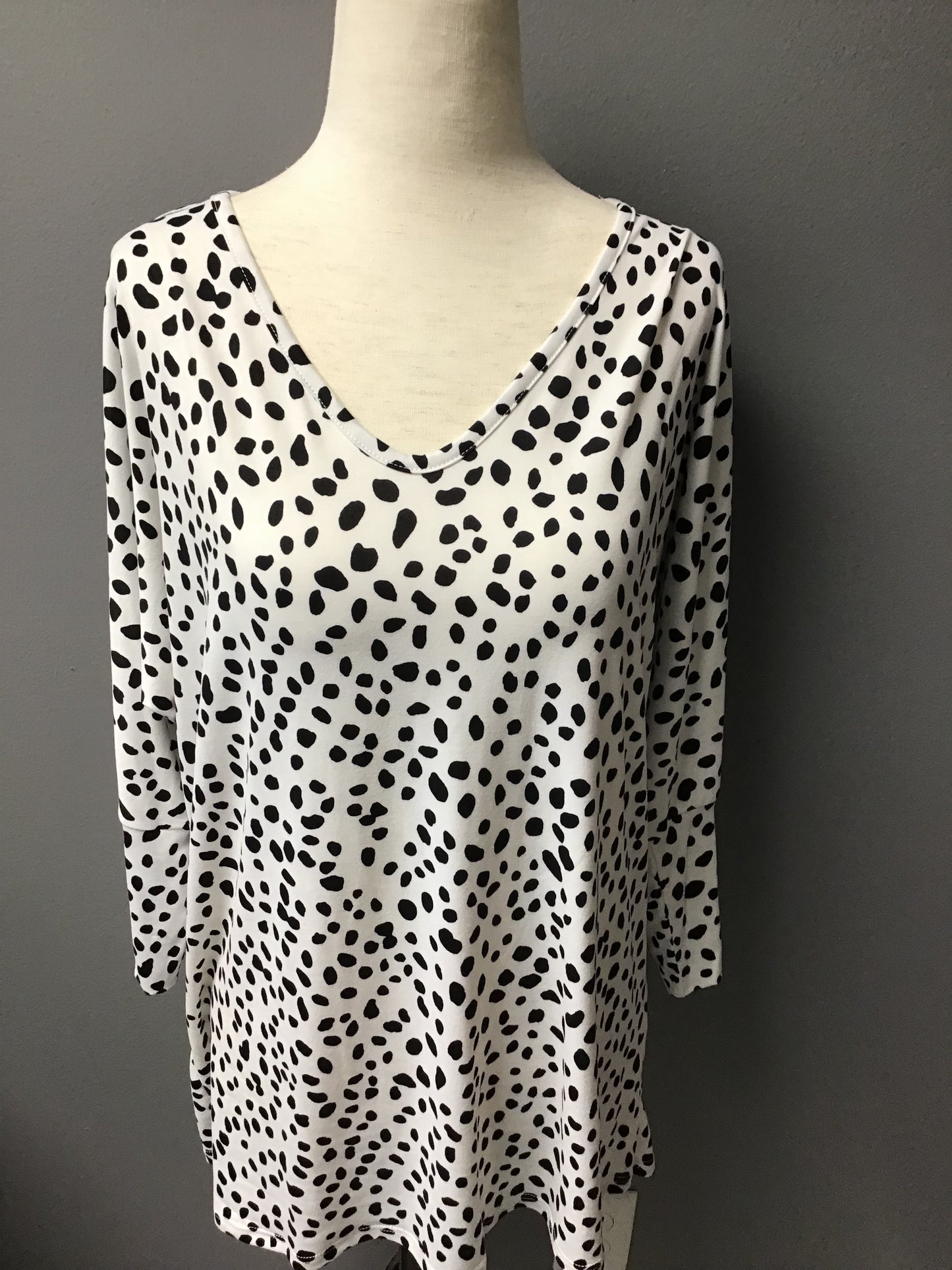 Leopard print dolman
