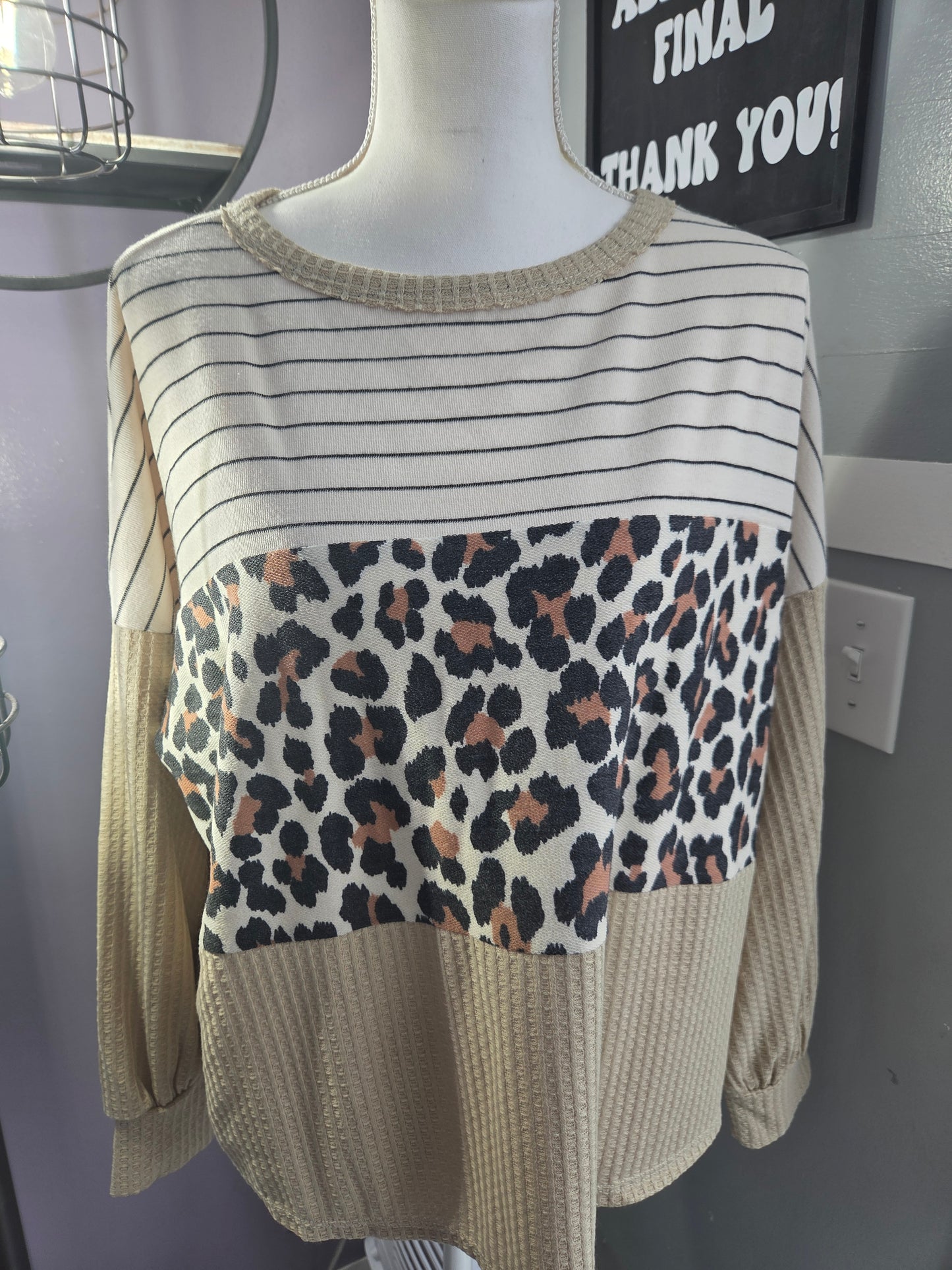 Oatmeal Stripe