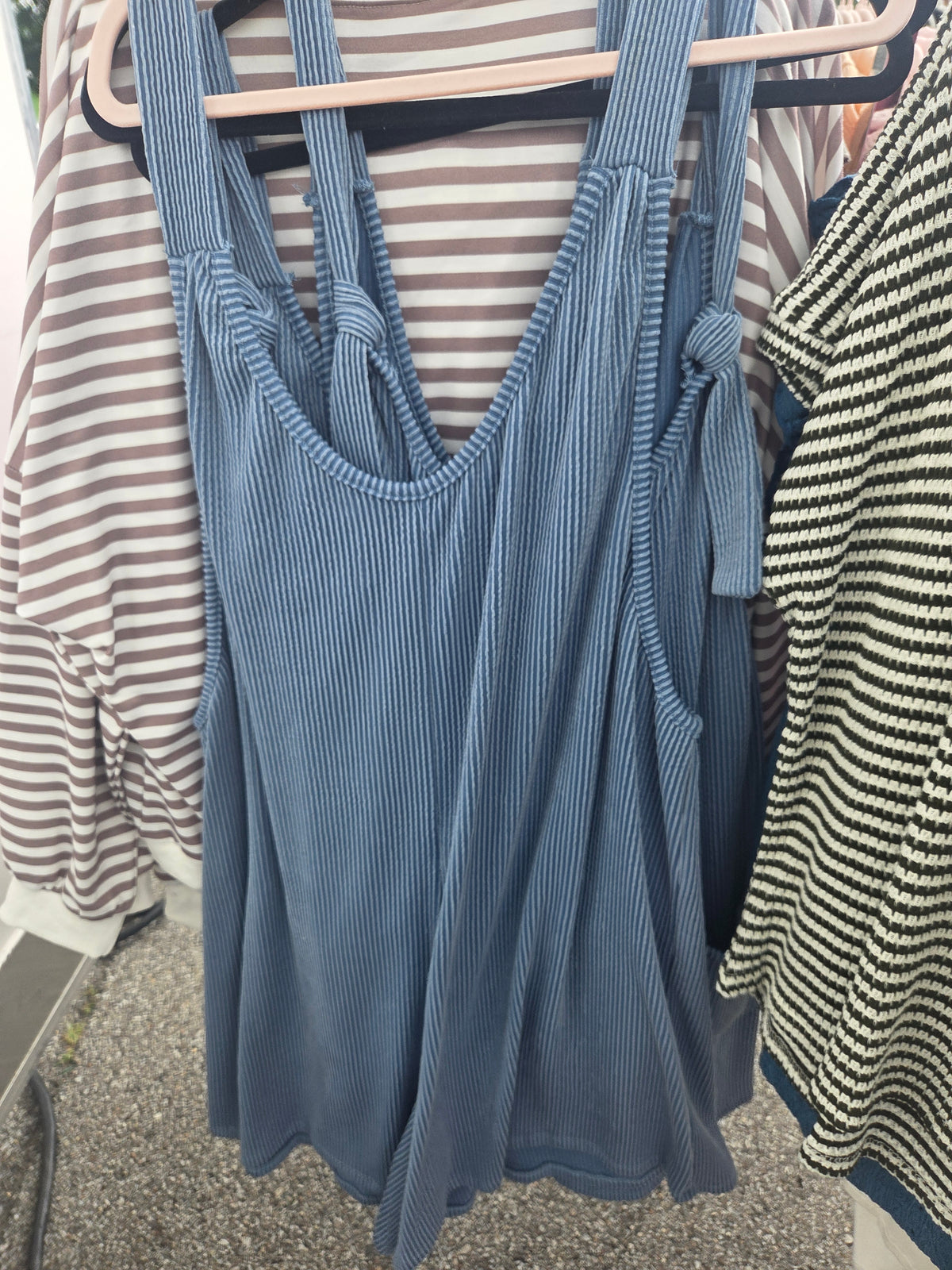 Ribbed romper