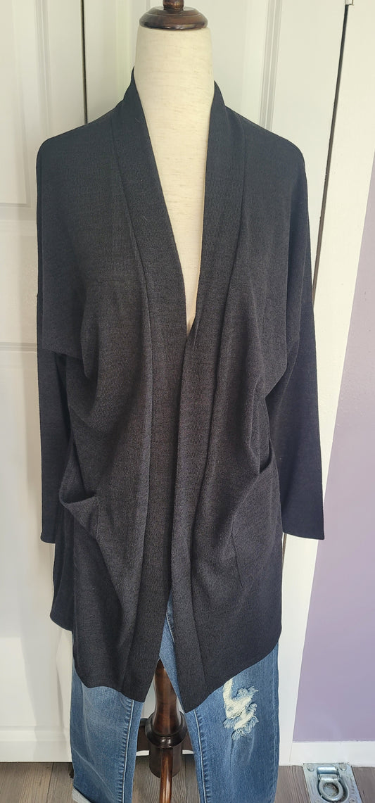 Black cardigan