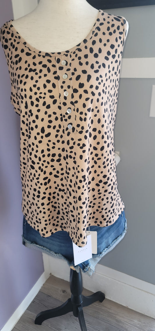 Animal print top