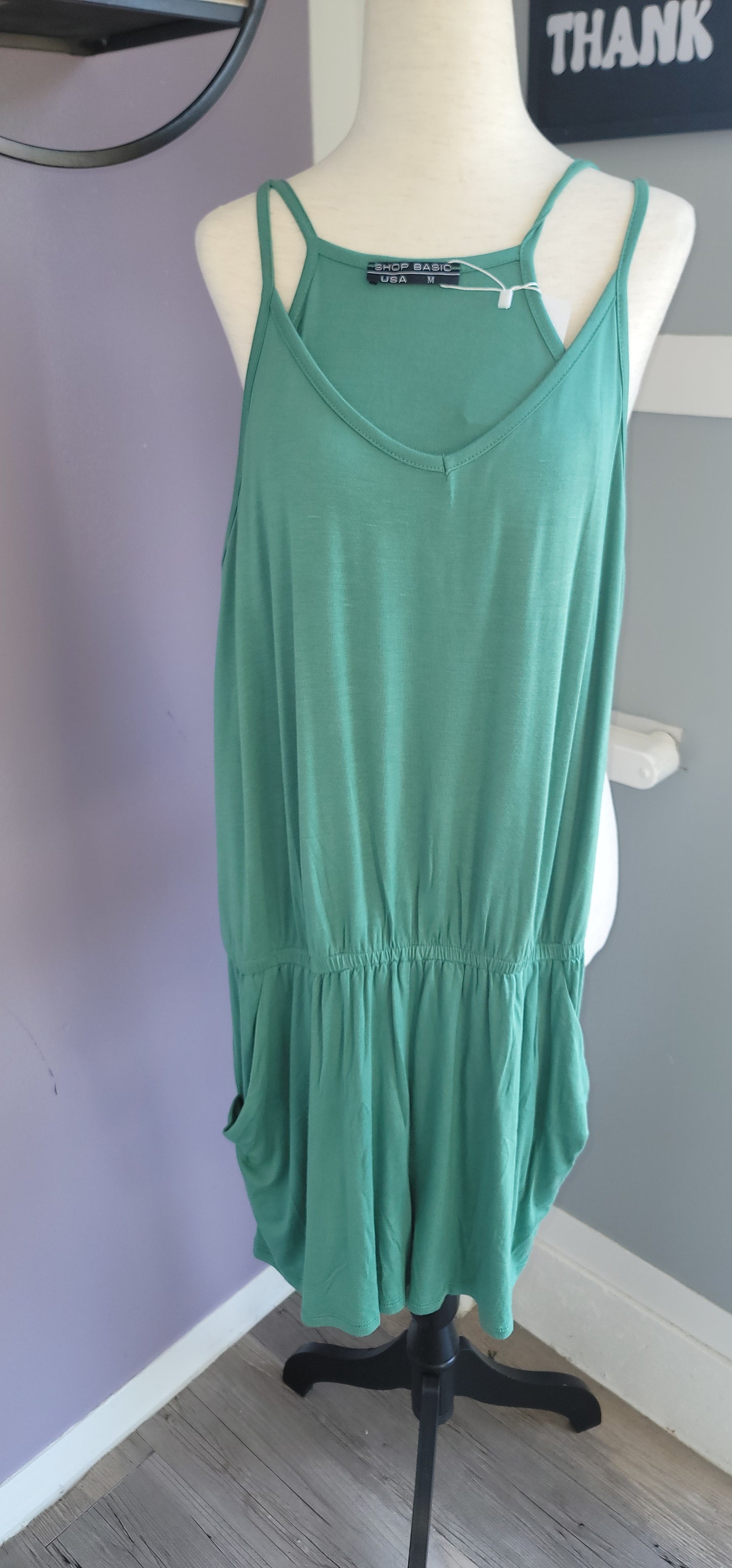 Dusty sage romper