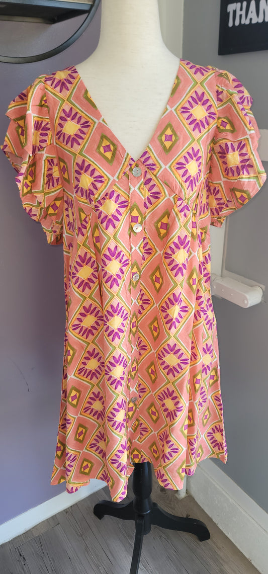 Guava mix dress