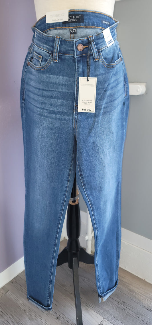 Judy blues cuffed skinny