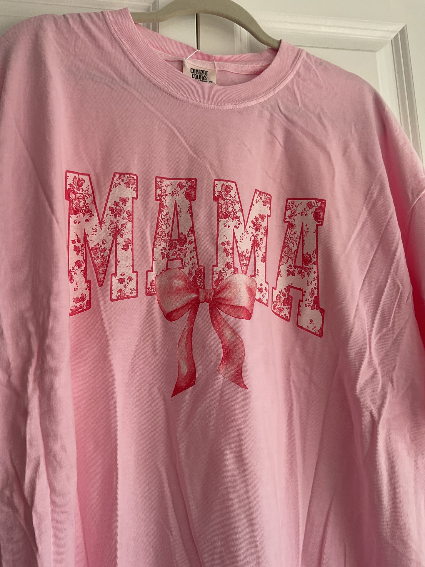 Mama floral bow