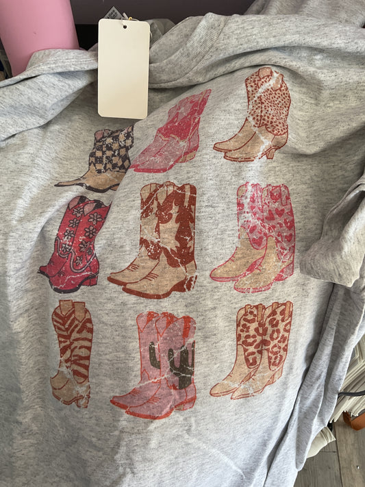 Pink cowgirl boots