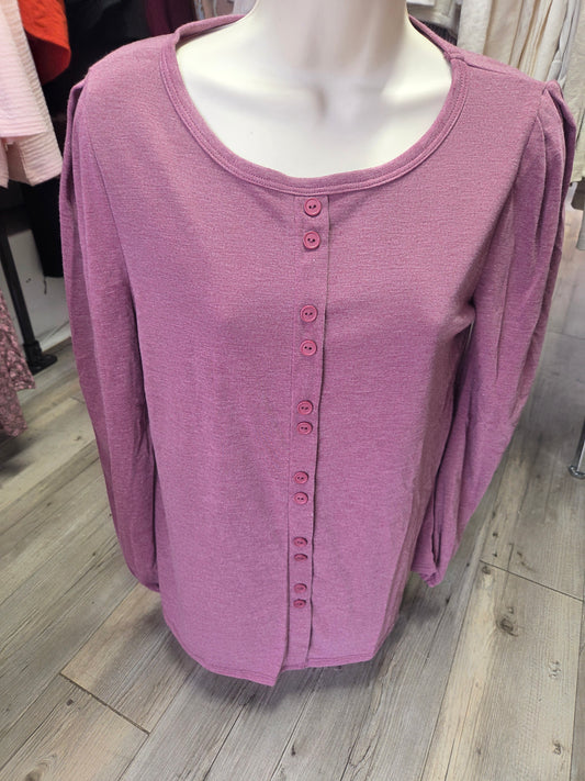 Burgundy long sleeve