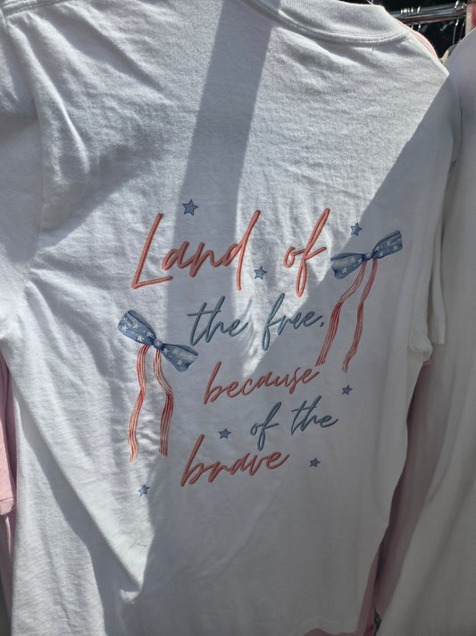 Land of the free tee