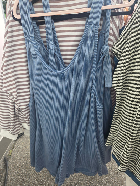Ribbed romper
