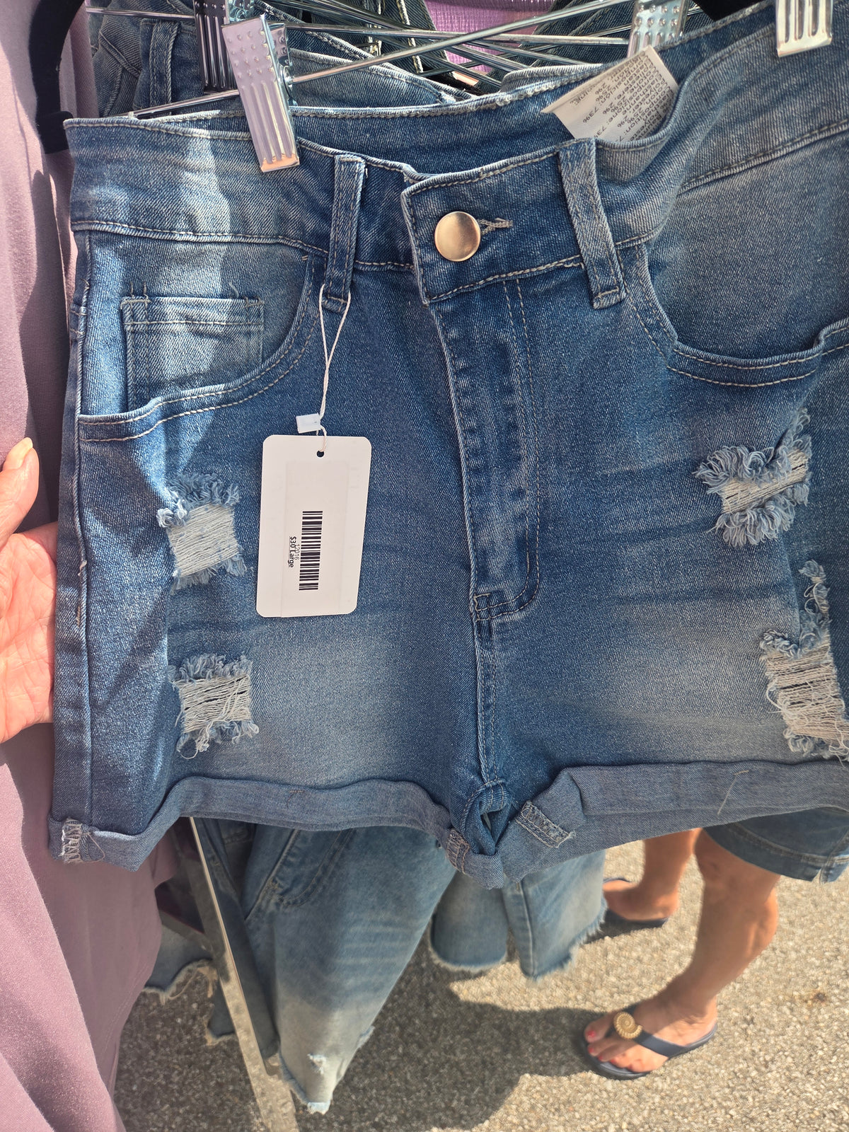 Jean shorts
