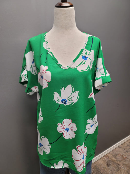 Green floral