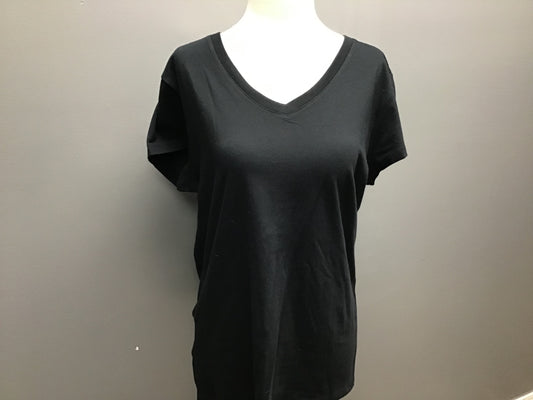 Solid v neck tee